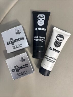 Beard Shampoo & Conditioner Set - Black and White